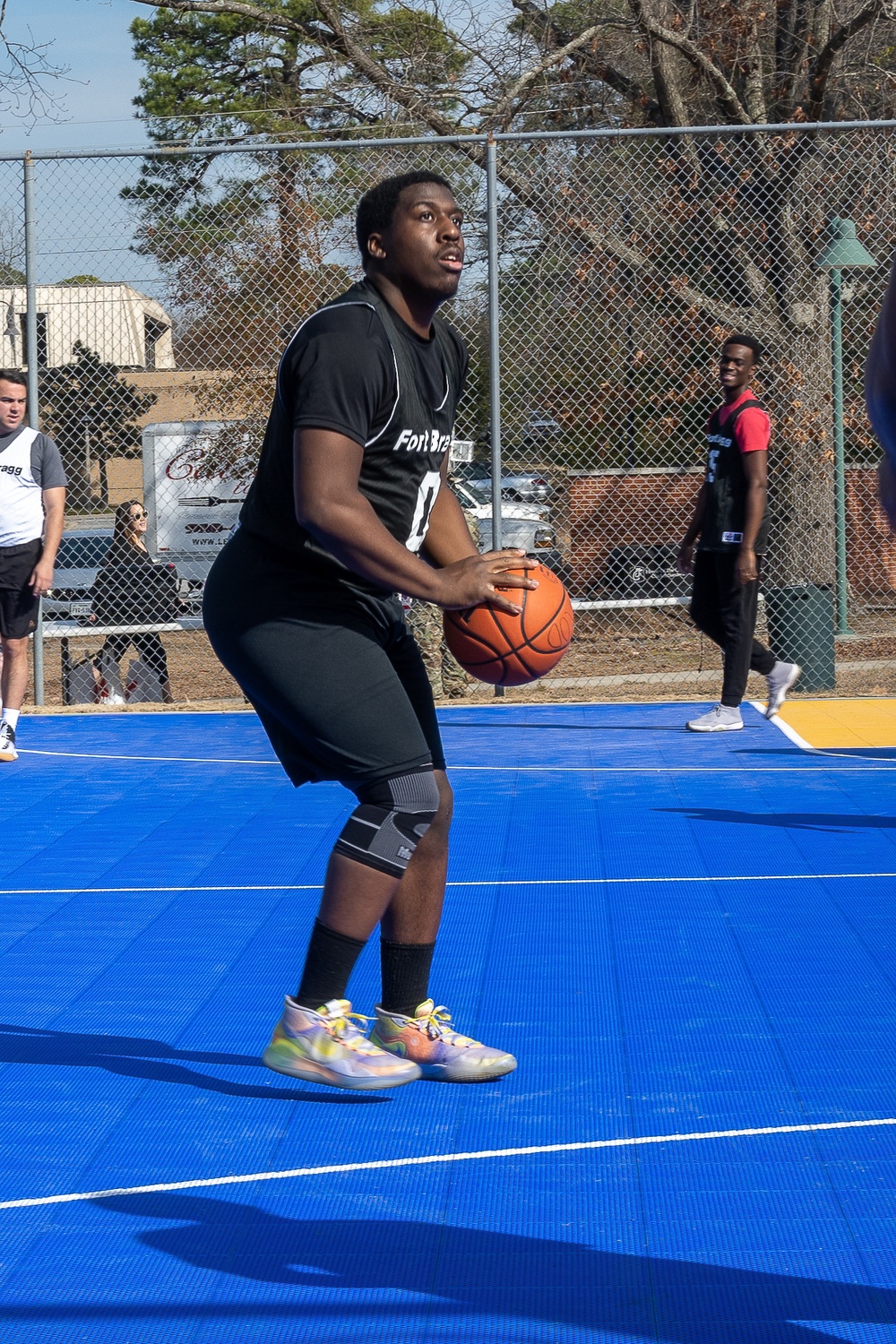 Pope Opens New Basketball Courts with Ribbon Cutting, Tournament