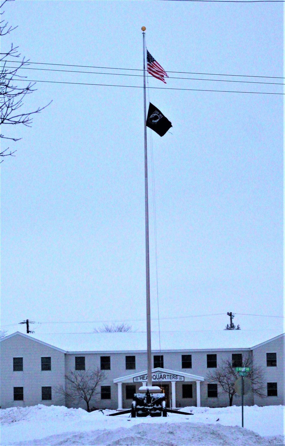 79th MP Soldier supporting OAW flies special flag for Chicago Police Memorial Foundation