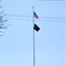 79th MP Soldier supporting OAW flies special flag for Chicago Police Memorial Foundation