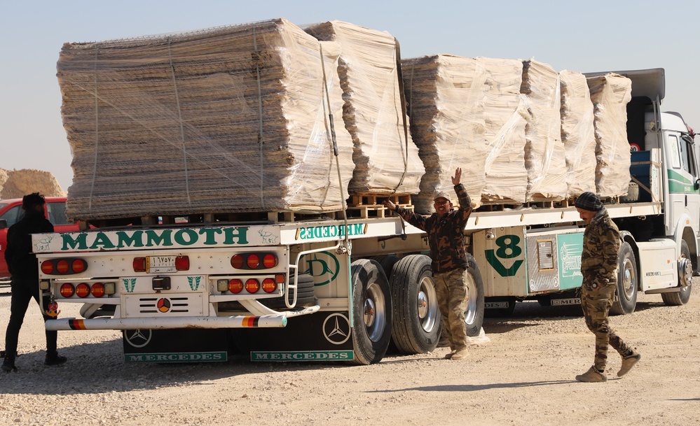 Feb. 12, 2022 Border Security CTEF Divestment at Al Asad Air Base, Iraq