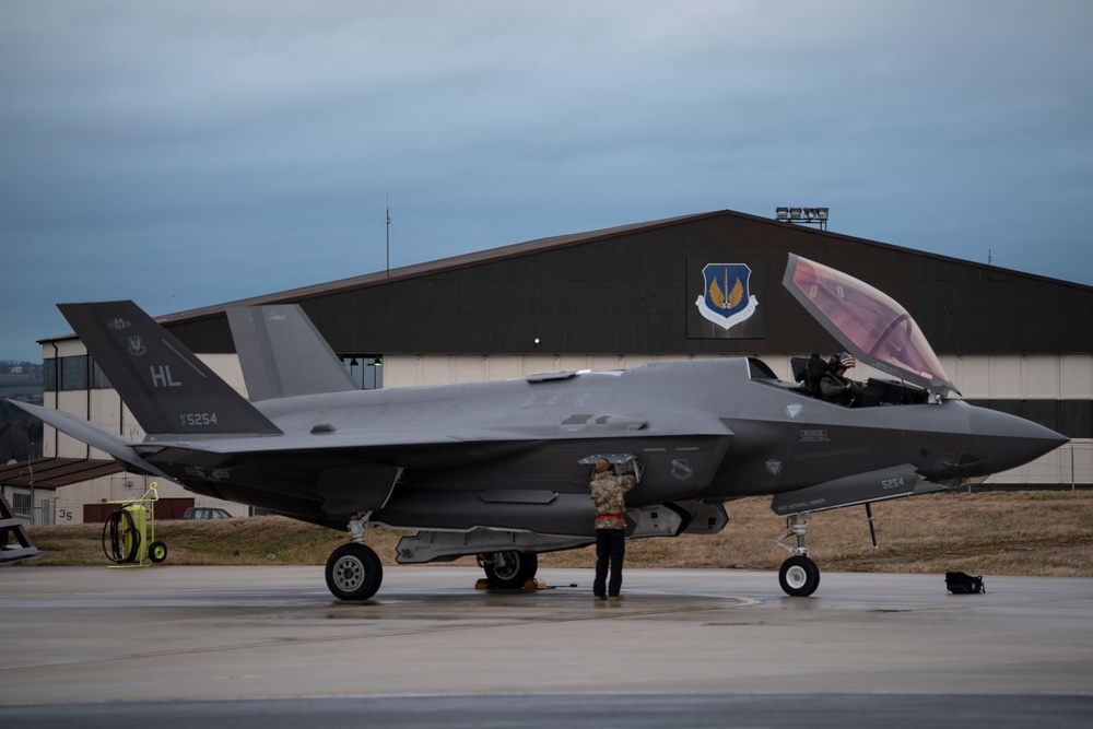 F-35s Arrive at Spangdahlem Air Base