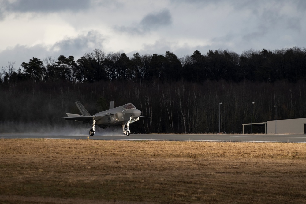 F-35s Arrive at Spangdahlem Air Base