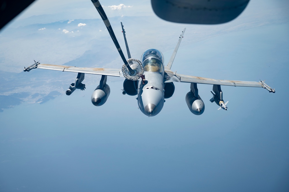 908th EARS KC-10 Extender supports US Navy exercise