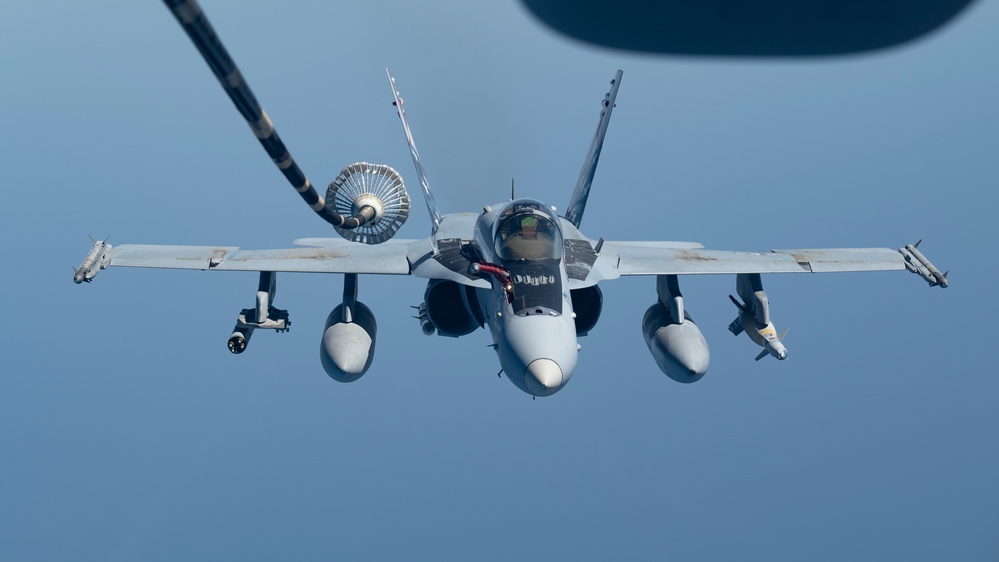 908th EARS KC-10 Extender supports US Navy exercise