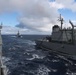 JMSDF Towada and Myoko conduct a RAS with Mobile Bay