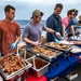 Spruance Holds Steel Beach Picnic