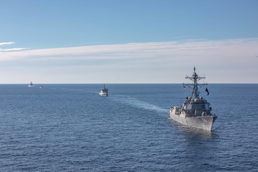 Neptune Strike 22 highlights the natural evolution of NATO’s ability to integrate the high-end maritime warfare capabilities of a carrier strike group to support the defense of the Alliance.