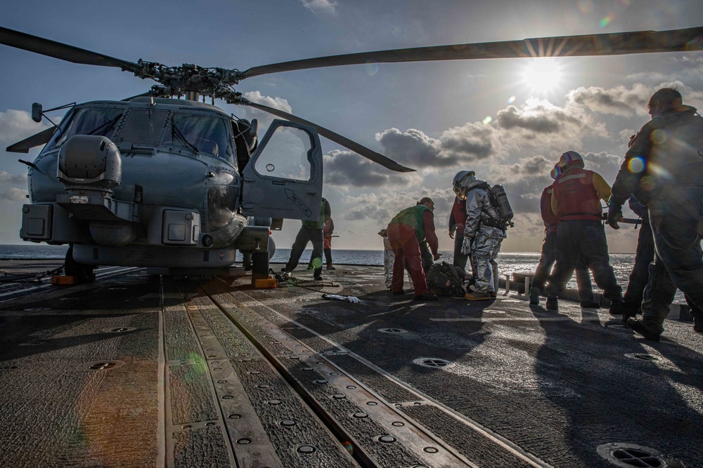 The Harry S. Truman Carrier Strike Group is on a scheduled deployment in the U.S. Sixth Fleet area of operations.