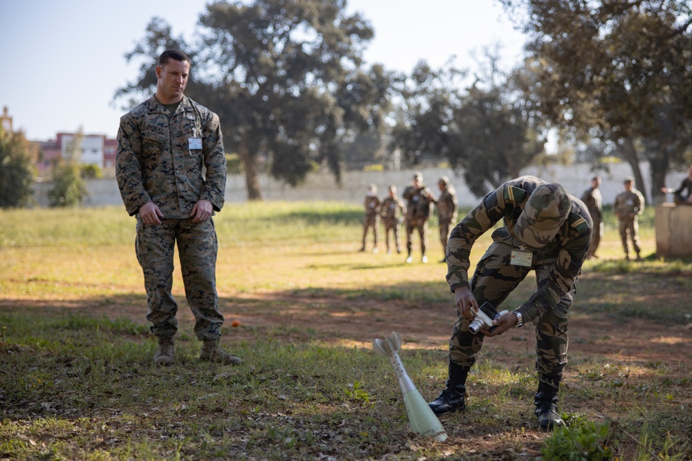 2nd MLG Explosive Ordnance Disposal Humanitarian Mine Action Program Morocco 2022