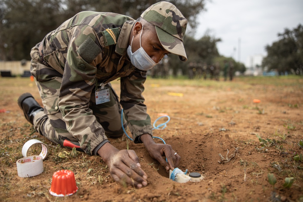 2nd MLG Explosive Ordnance Disposal Humanitarian Mine Action Program Morocco 2022