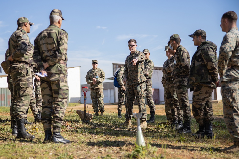 2nd MLG Explosive Ordnance Disposal Humanitarian Mine Action Program Morocco 2022