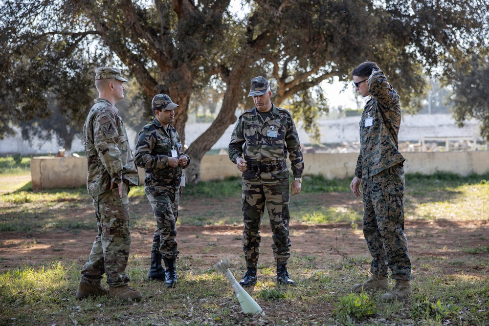 2nd MLG Explosive Ordnance Disposal Humanitarian Mine Action Program Morocco 2022