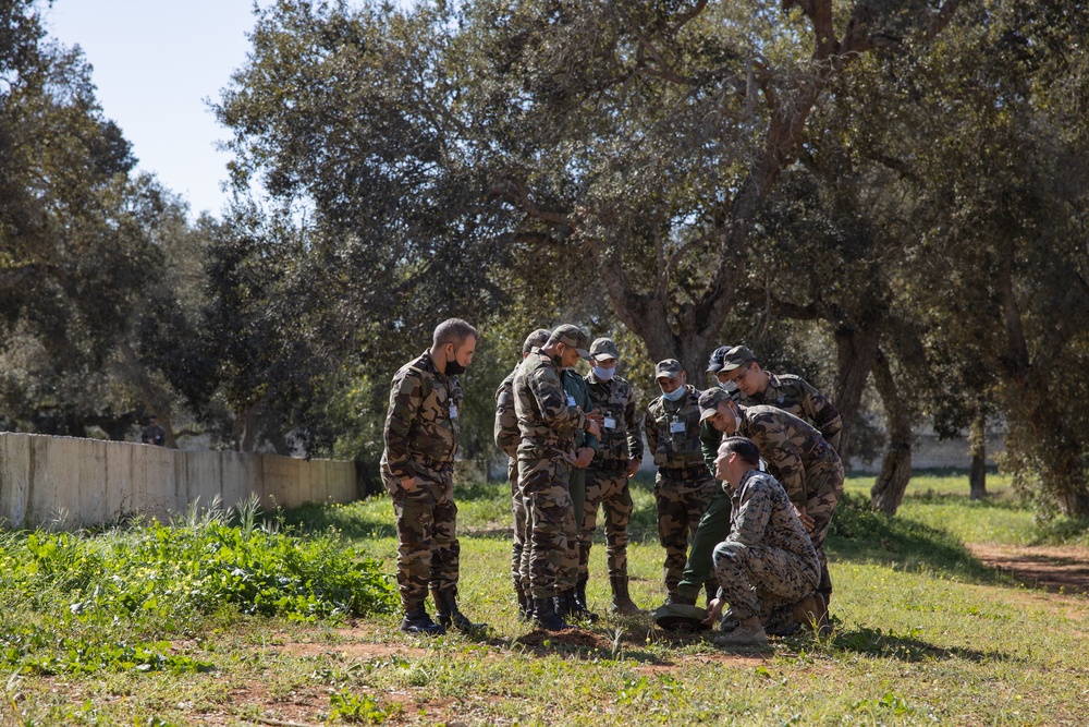 2nd MLG Explosive Ordnance Disposal Humanitarian Mine Action Program Morocco 2022