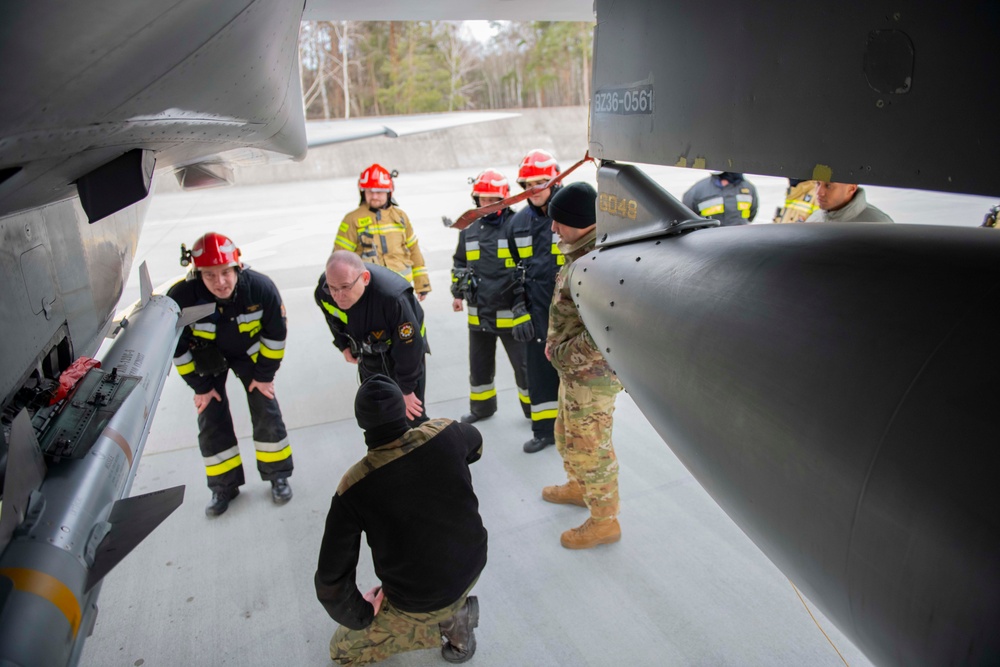 Liberty Wing Firefighters Train NATO Partners