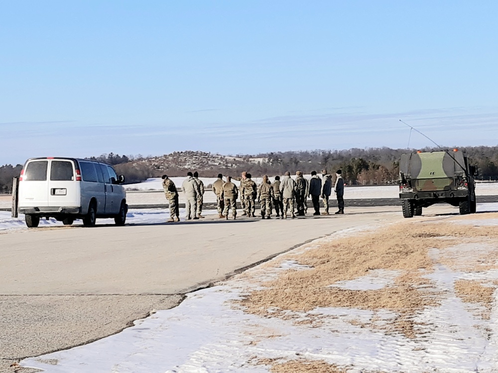 Sling-load, CH-47 operations for 89B training at Fort McCoy