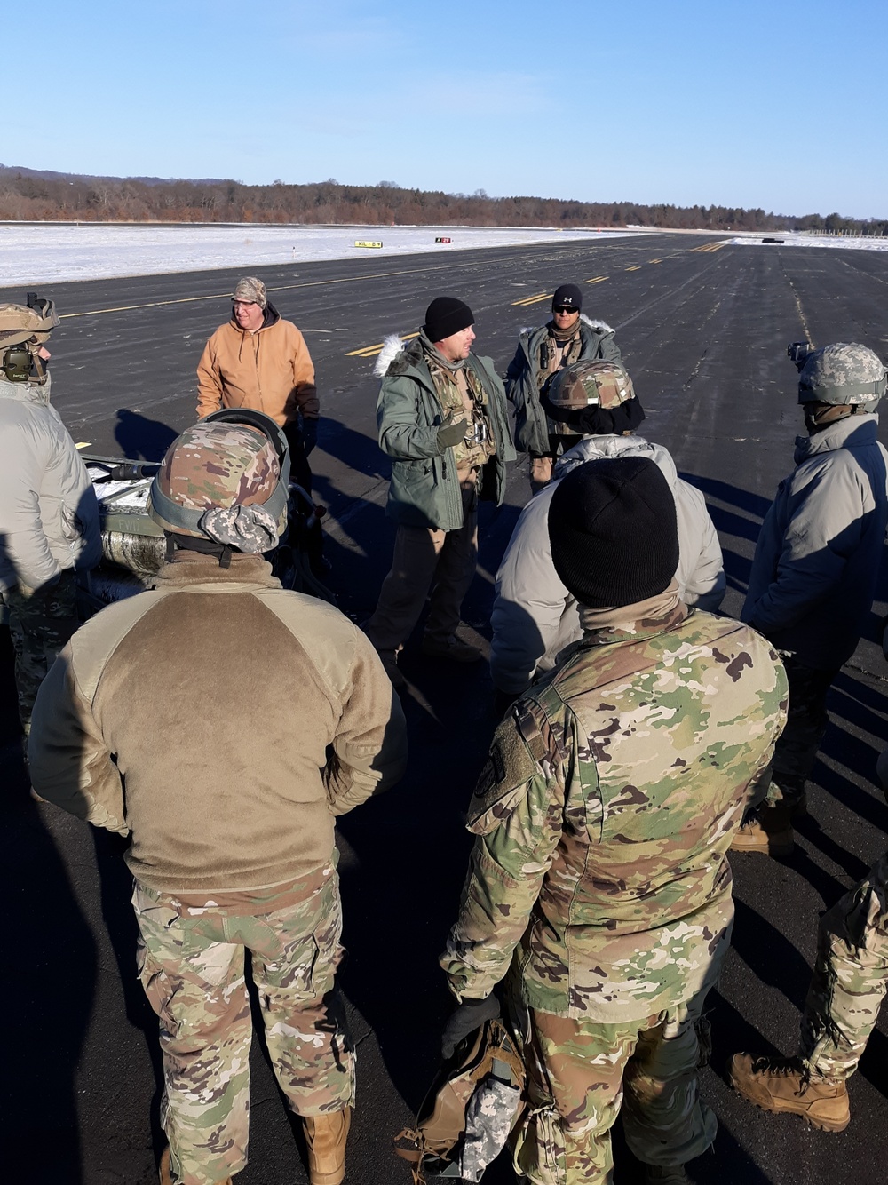 Sling-load, CH-47 operations for 89B training at Fort McCoy