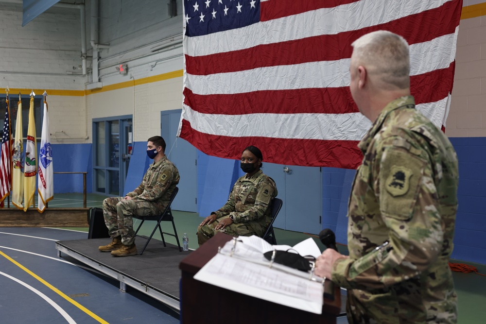 1SG Jennifer Carter Assumes Command of 57th Troop