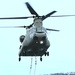 Sling-load, CH-47 operations for 89B training at Fort McCoy