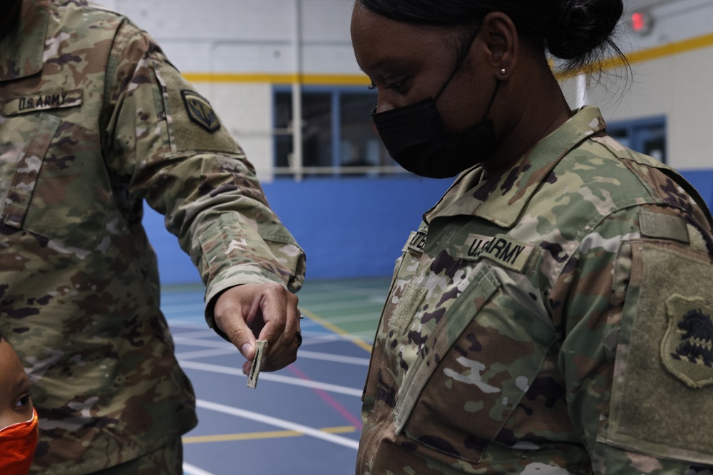 1SG Jennifer Carter Assumes Command of 57th Troop