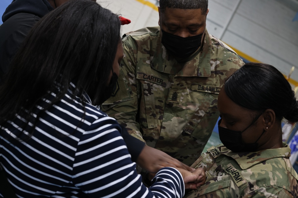 1SG Jennifer Carter Assumes Command of 57th Troop