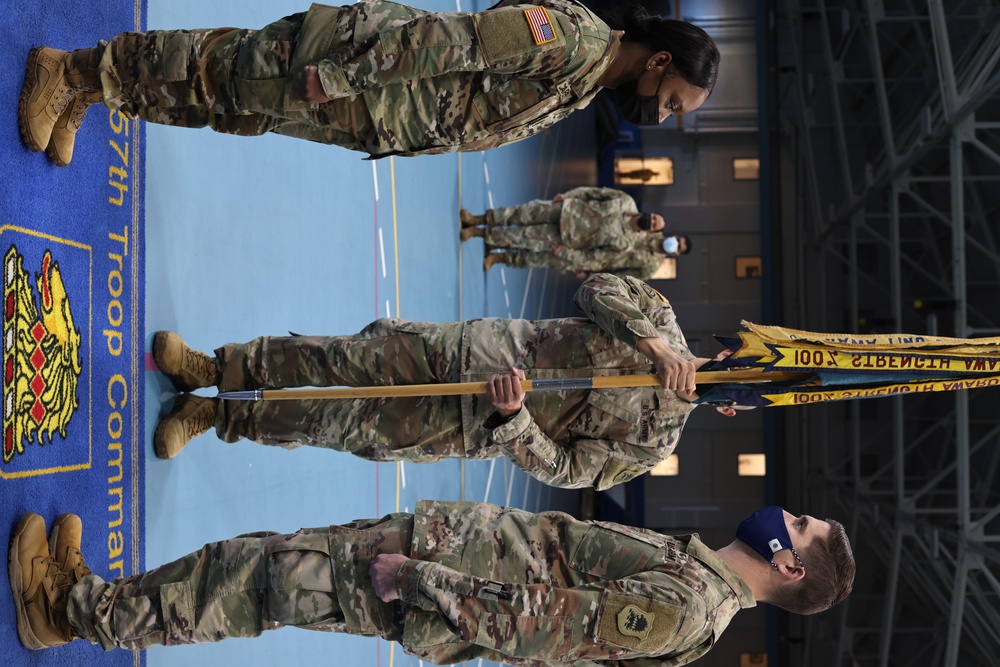 1SG Jennifer Carter Assumes Command of 57th Troop