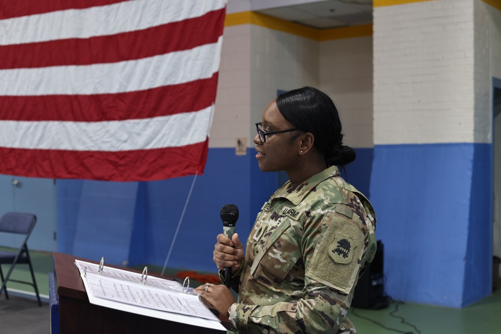 1SG Jennifer Carter Assumes Command of 57th Troop