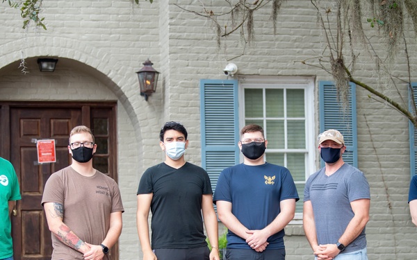 Sailors Volunteer at Ronald McDonald House During Mobile Navy Week