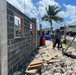 NMCB THREE Seabees providing assistance for unfinished police checkpoint