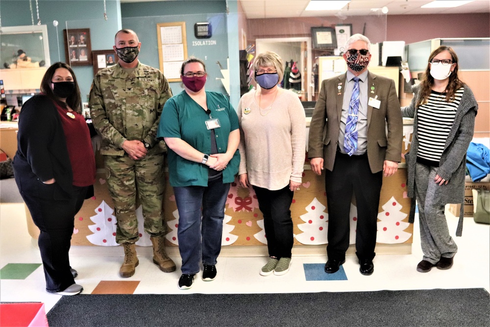 Fort McCoy Garrison leaders thank Child, Youth Services team for OAW support