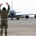 384th EARS trains 55th EFGS in hot-pit refueling KC-135
