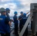 Sailors Aboard USS Ralph Johnson Conduct Replenishment-at-Sea with USNS Guadalupe (T-AO-200)