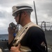 Sailors Aboard USS Ralph Johnson Conduct Replenishment-at-Sea with USNS Guadalupe (T-AO-200)