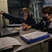 Sailors Aboard USS Ralph Johnson (DDG 114) Conduct Bridge Operations