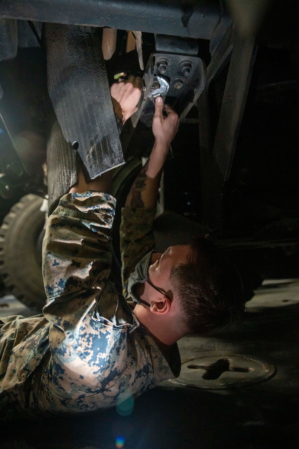 CLB-11 keeps vehicles ready aboard USS Portland