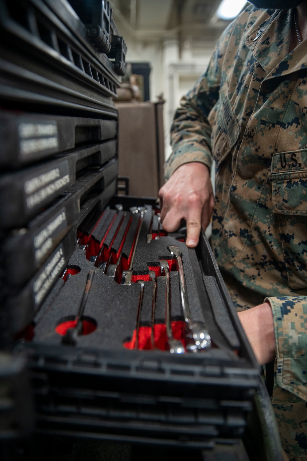 CLB-11 keeps vehicles ready aboard USS Portland