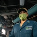 Sailors Aboard USS Ralph Johnson (DDG 114) Conduct Bridge Operations