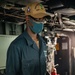 Sailors Aboard USS Ralph Johnson (DDG 114) Conduct Bridge Operations