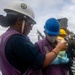 Sailors Aboard USS Ralph Johnson Conduct Replenishment-at-Sea with USNS Guadalupe (T-AO-200)