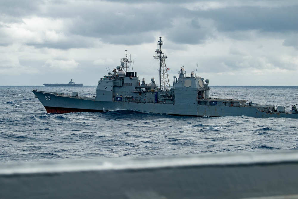 Mobile Bay transits Philippine Sea