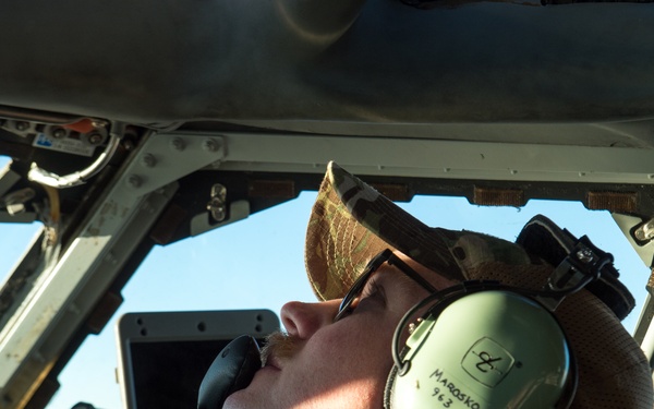 E-3 sentry midair refueling