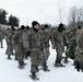 10th Mountain Division Soldiers support suicide awareness with snowshoe hike