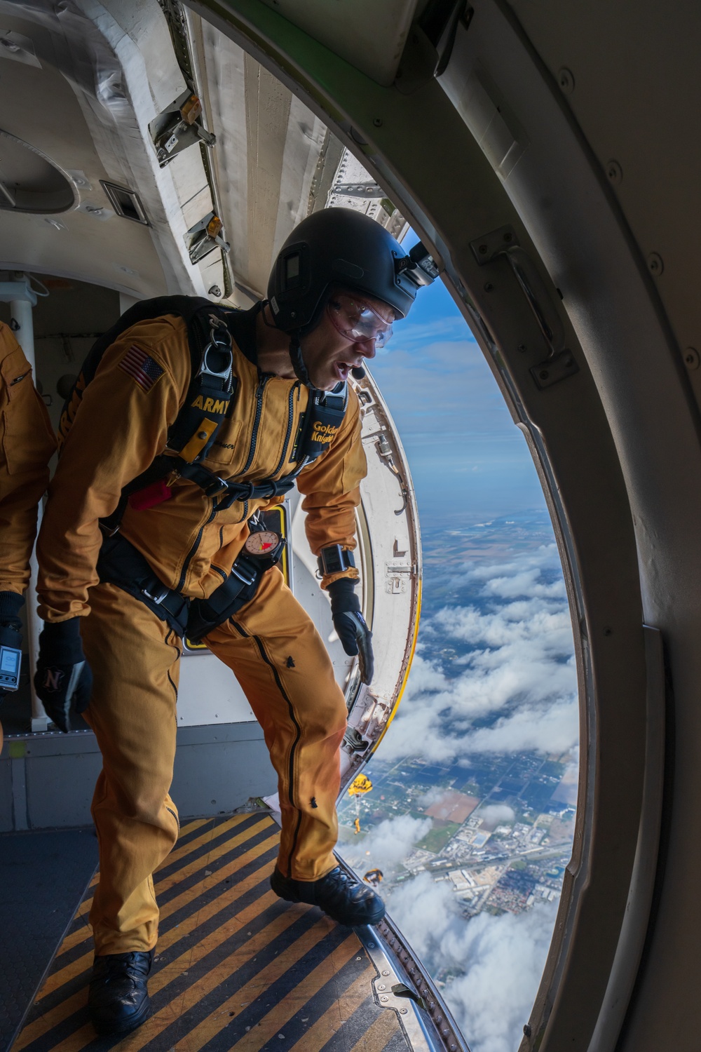 U.S. Army Parachute Team conducts training in south Florida