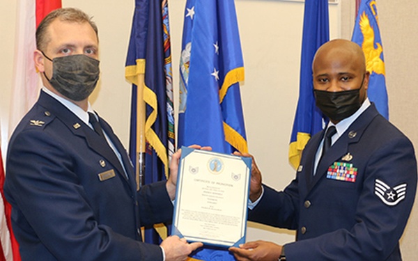 Wimberly promoted to technical sergeant