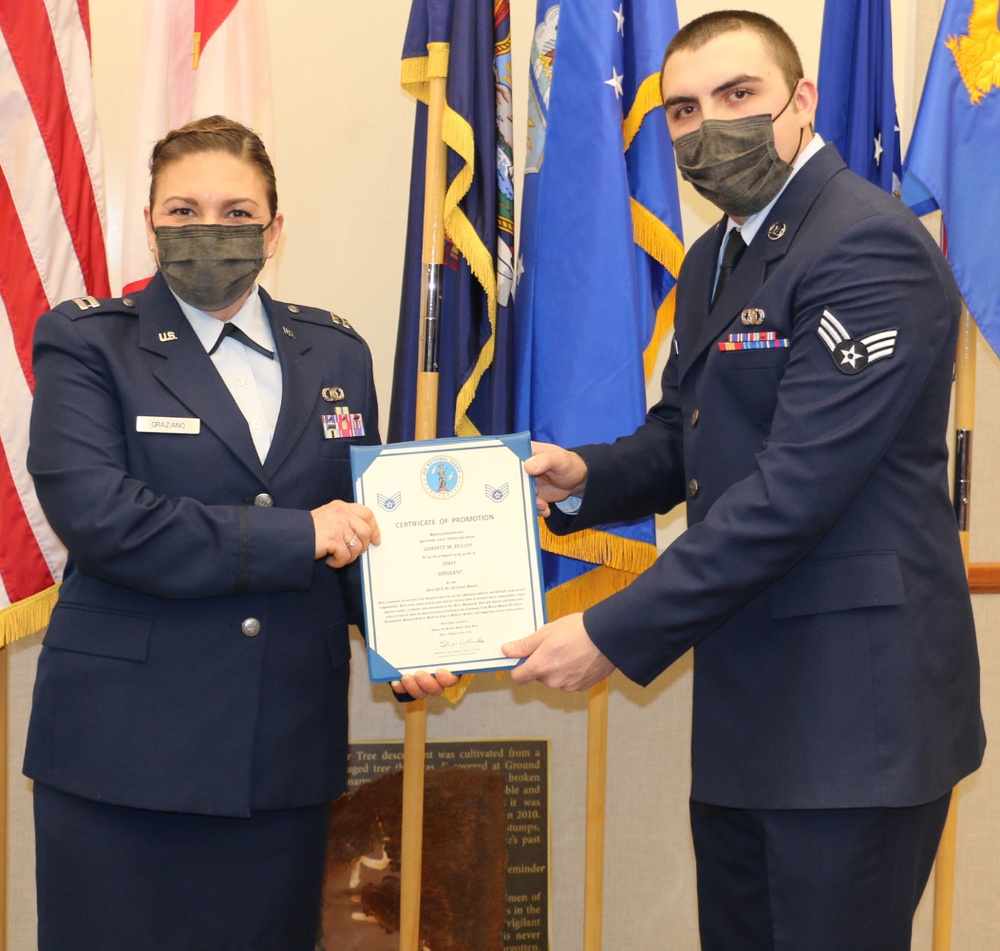 Reilley promoted to staff sergeant