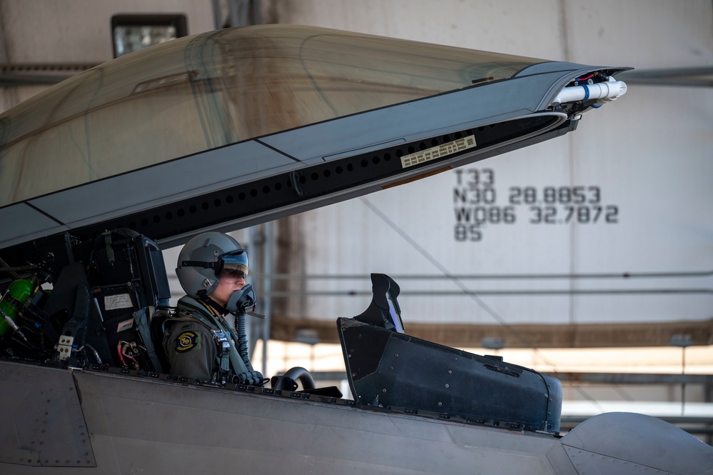 Learning to ride a Raptor; the 43d FS Mission