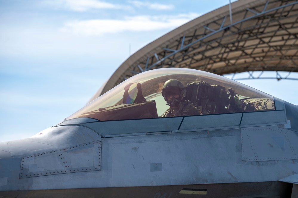 Learning to ride a Raptor; the 43d FS Mission