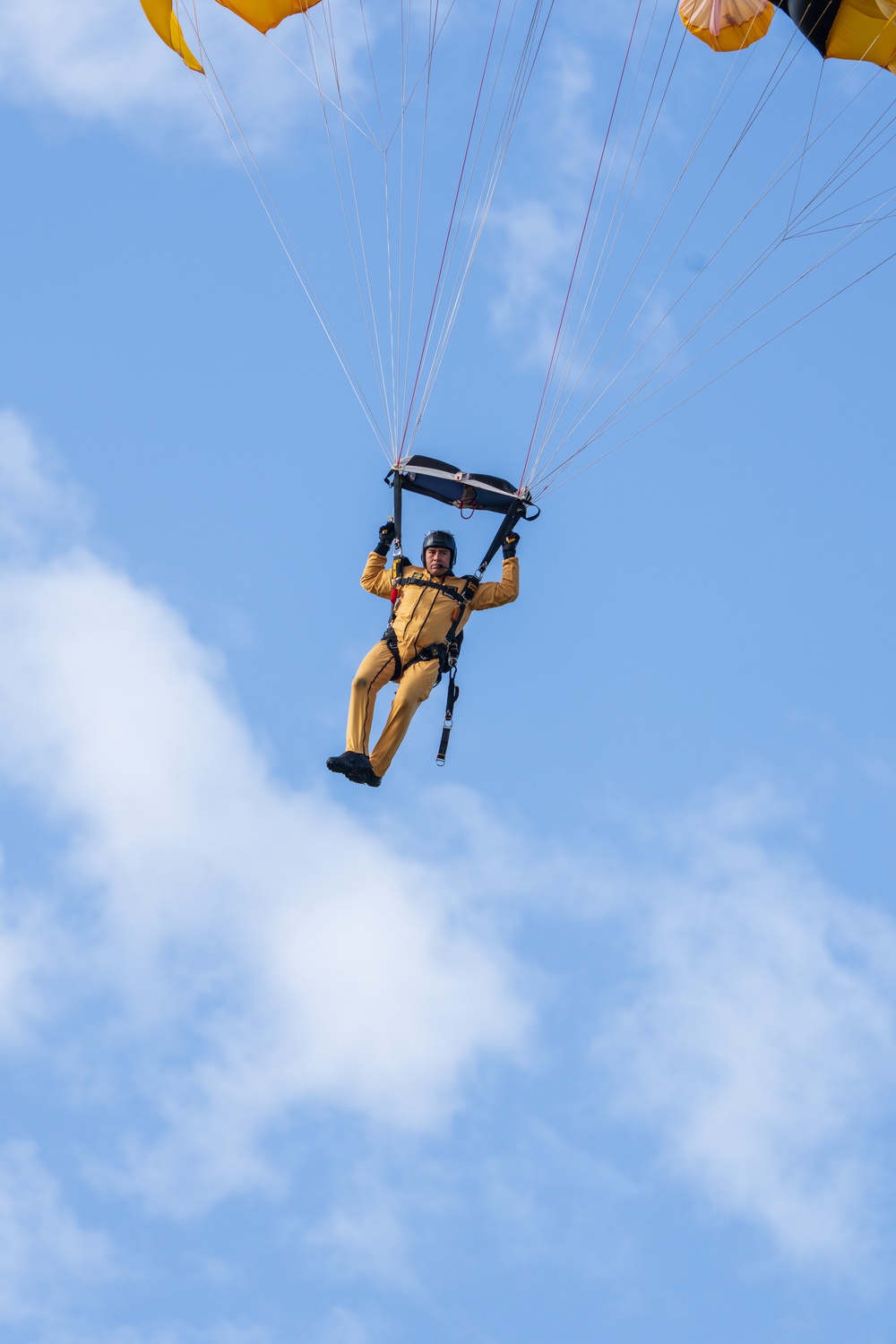 U.S. Army Parachute Team conducts training in south Florida