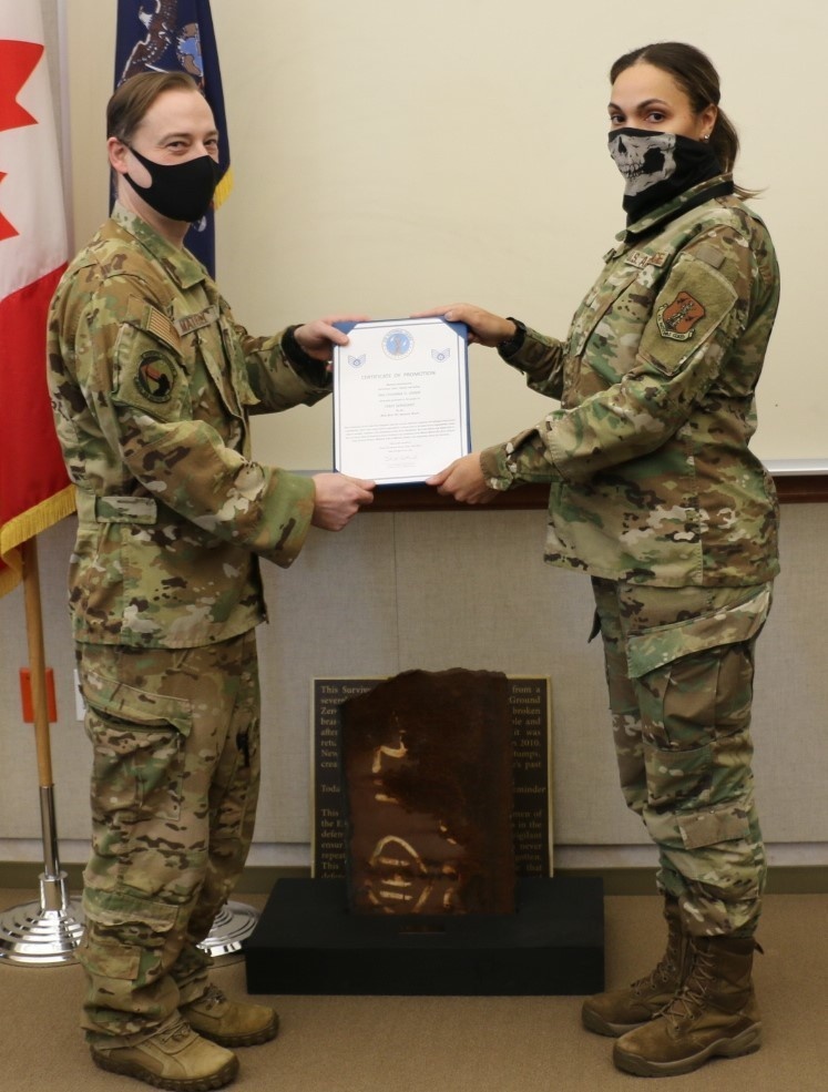 Usher promoted to staff sergeant