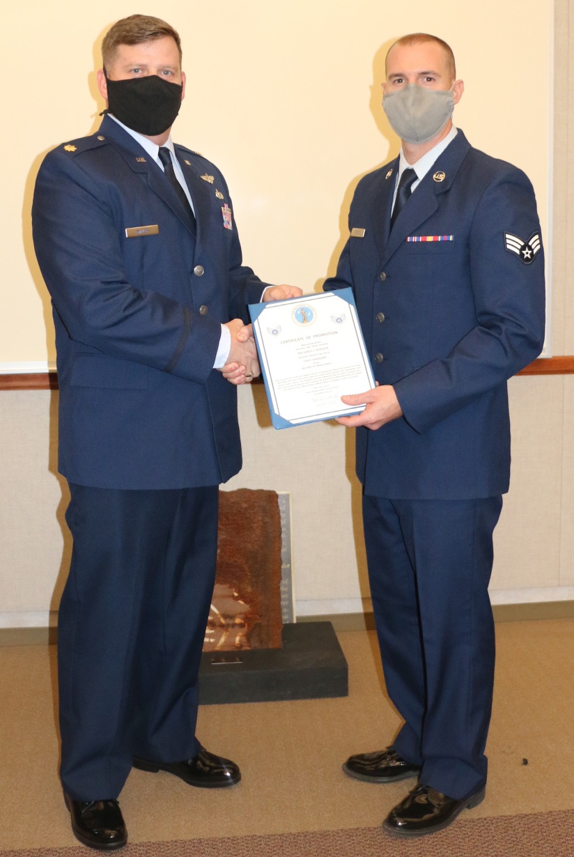 Kraeger promoted to staff sergeant