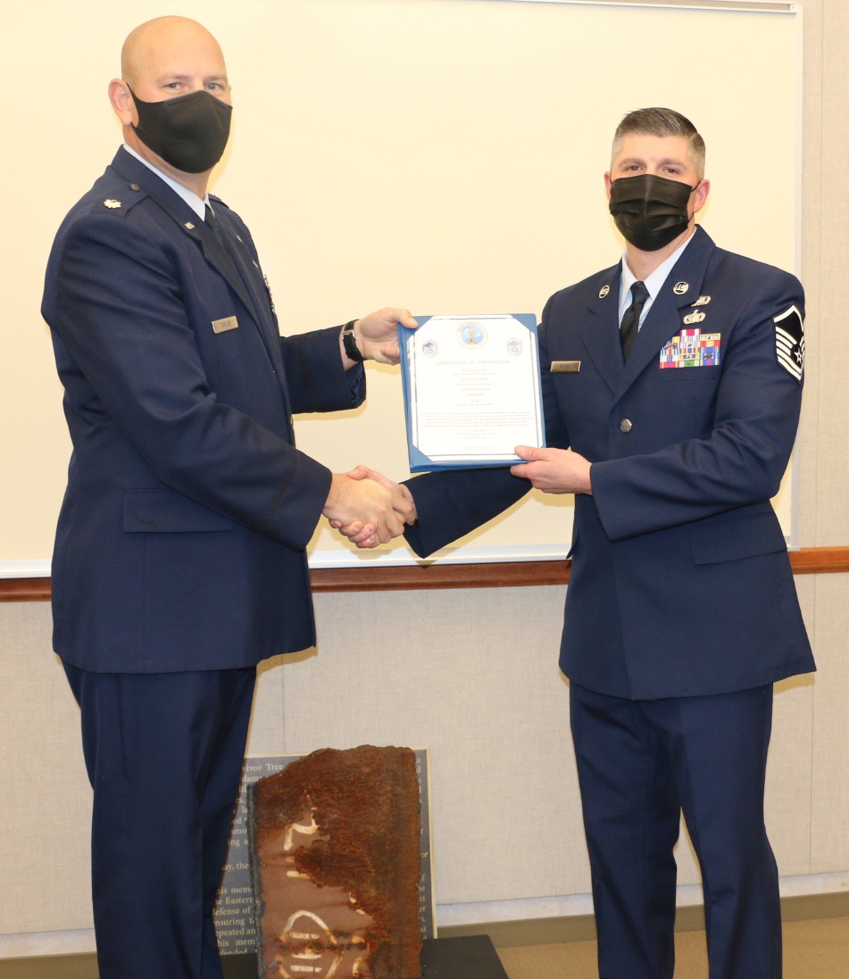 Stone promoted to senior master sergeant